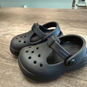 CROCS toddler Black Mary Jane’s